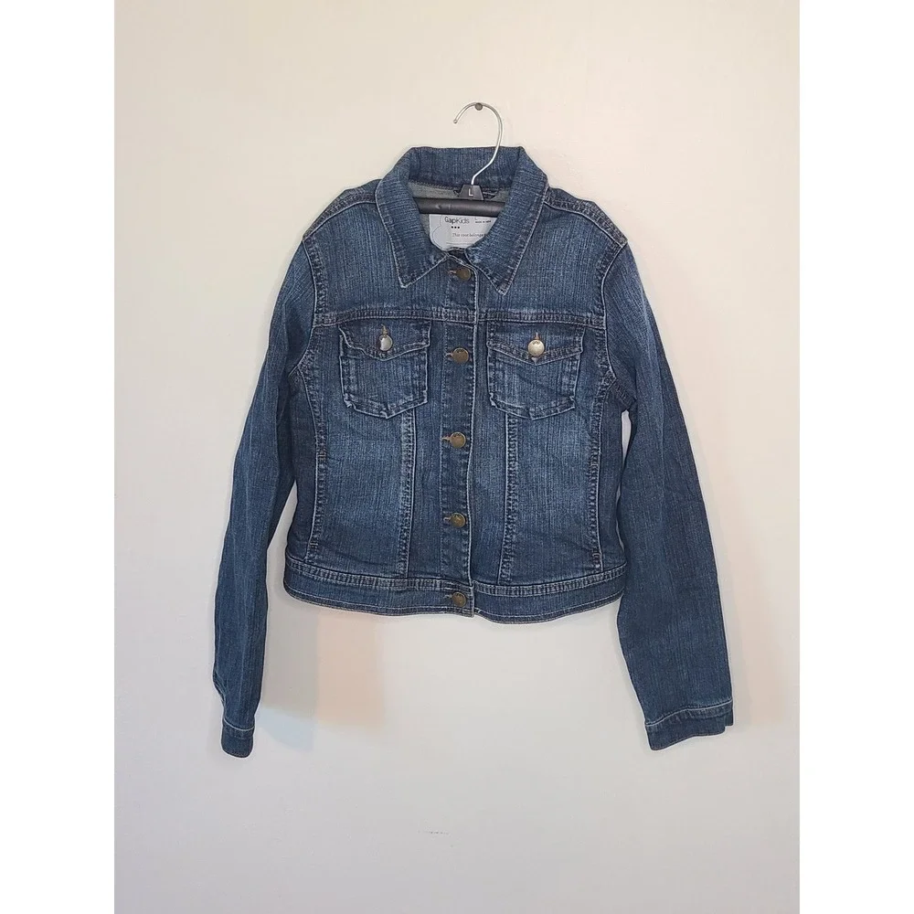 Gap Girls Denim Jean Jacket Size L